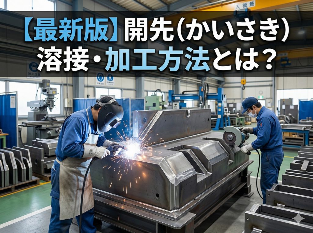 【最新版】開先（かいさき）溶接・加工方法とは？