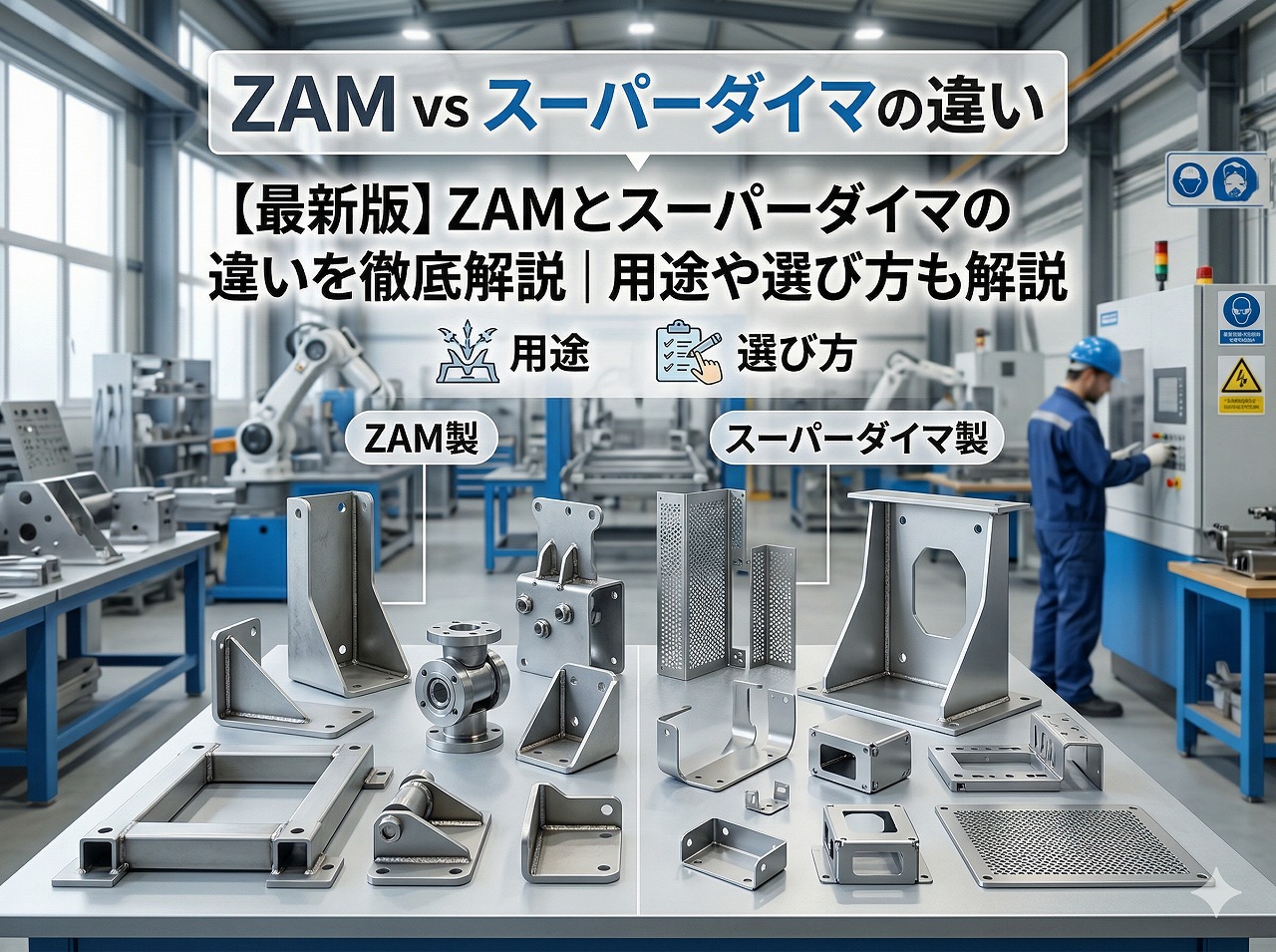 【最新版】ZAM（ザム）とスーパーダイマの違いを徹底解説｜用途や選び方も解説