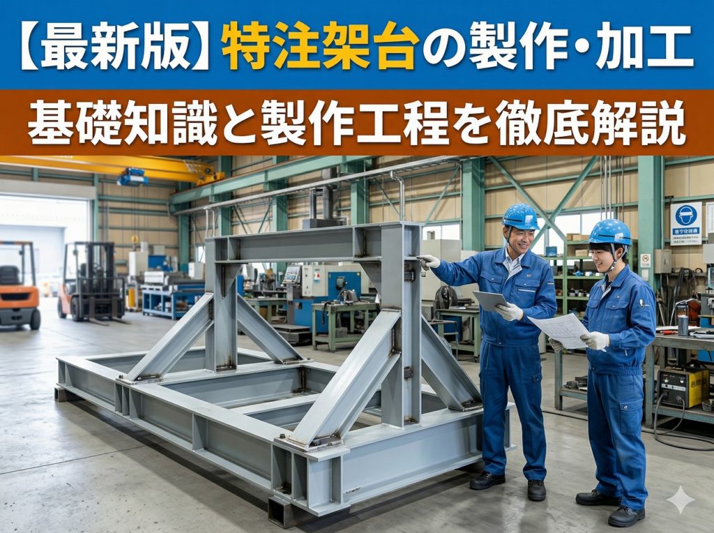 【最新版】特注架台の製作・加工｜基礎知識と製作工程を徹底解説