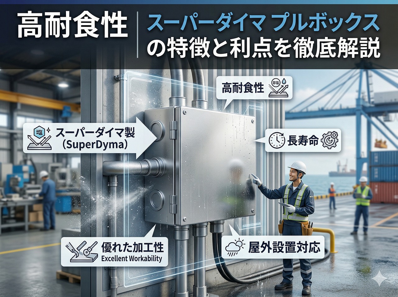 高耐食性｜スーパーダイマ プルボックスの特徴と利点を徹底解説